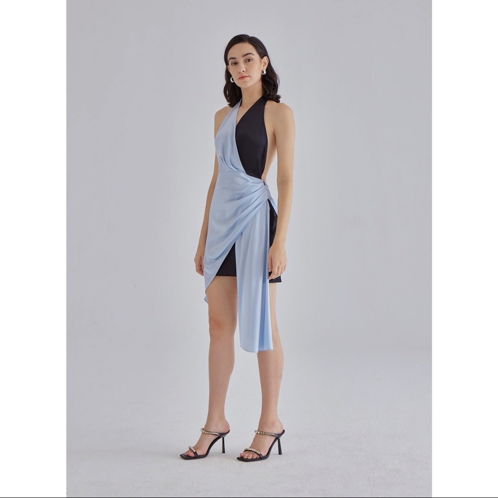Deep Moon Silk Dress